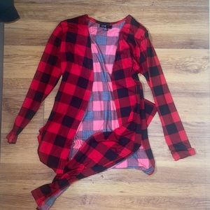 Long Split Cardigan